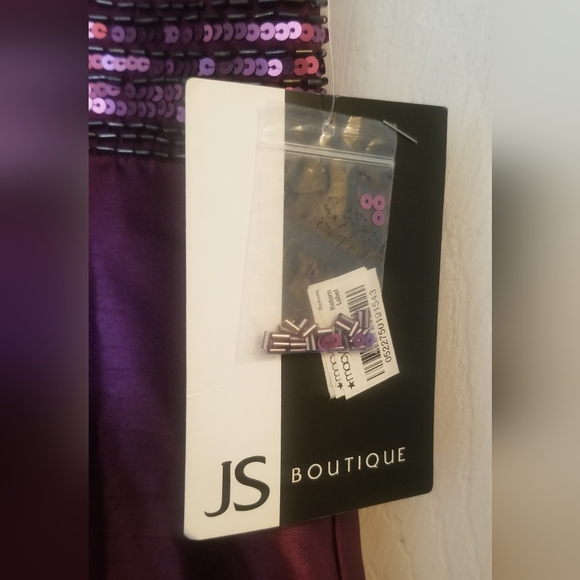 JS Boutique Purple Dress Size 8 - Picture 4 of 5
